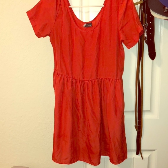 URBN OUTFITTERS// SPARKLE&FADE RED BABYDOLL DRESS - Picture 1 of 1